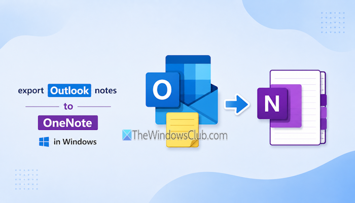 export outlook notes to onenote