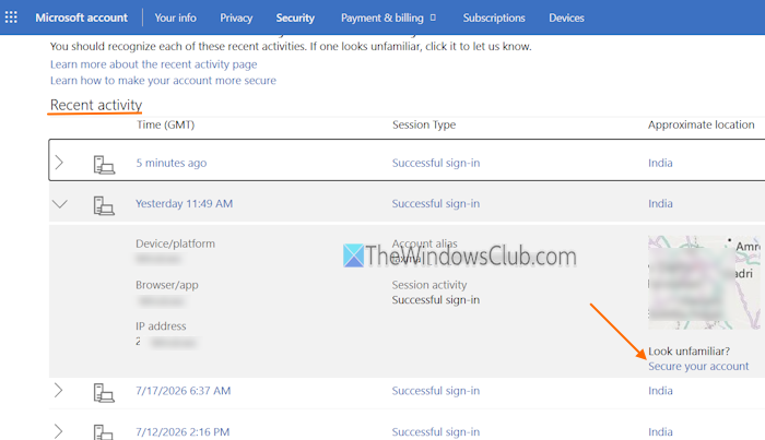recent sign in activity microsoft recent sign in activity microsoft