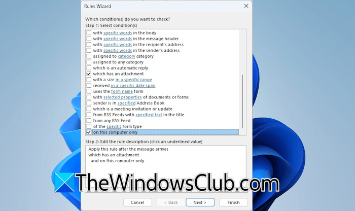 Advanced Microsoft Outlook rules