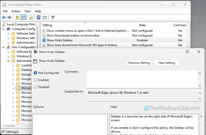 Copilot sidebar in Edge not working