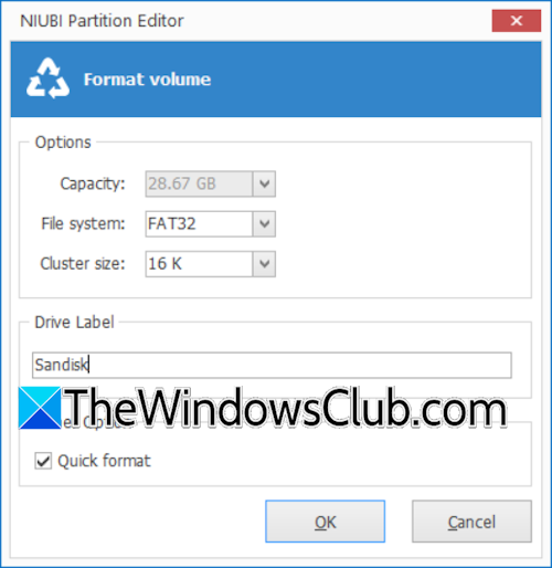 Format USB drive with NIUBI Partition Editor Format USB drive with NIUBI Partition Editor