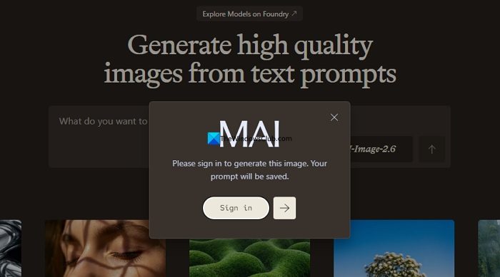 MAI sign in