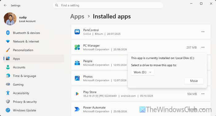 Microsoft PC Manager Deep cleanup Unable to proceed