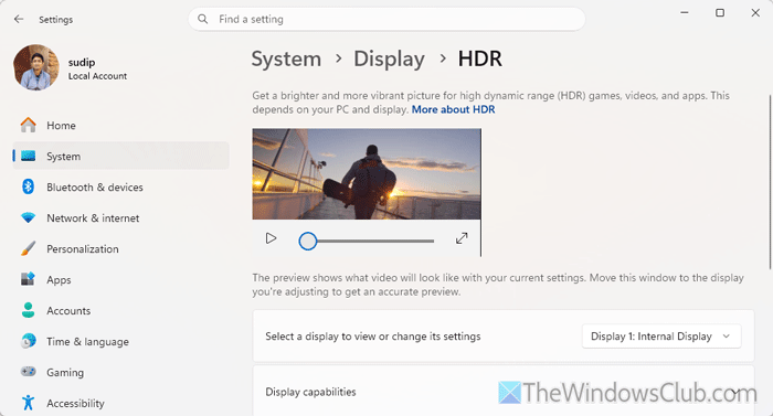 One monitor looks brighter than the other in Windows 11