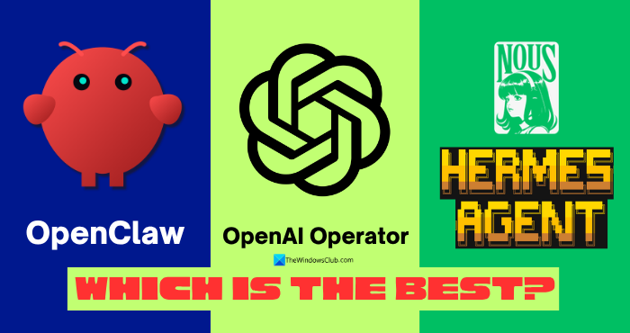 Hermes vs OpenClaw vs OpenAI Operator compared Hermes vs OpenClaw vs OpenAI Operator compared