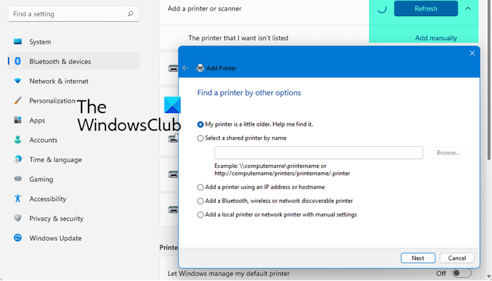 Printer only prints one page then stops on PC