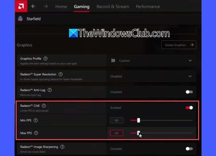 Radeon Chill Radeon Chill
