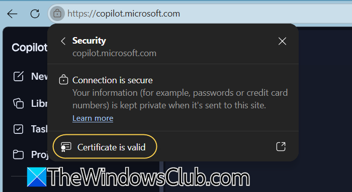 Copilot unable to create a trusted connection Copilot unable to create a trusted connection