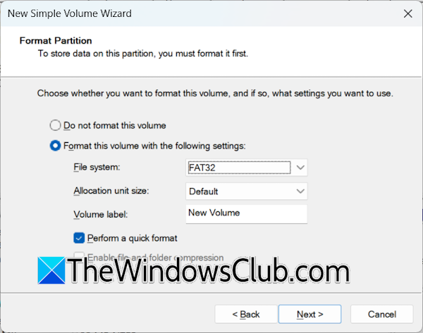 create FAT32 partition create FAT32 partition
