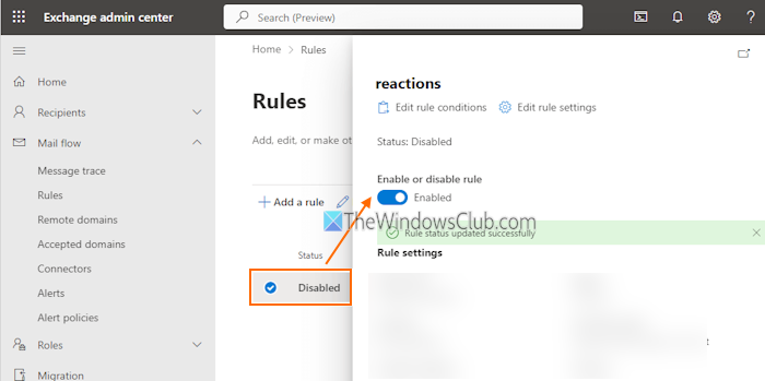 enable rule allow outlook reactions enable rule allow outlook reactions