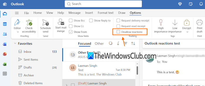 uncheck disallow reactions option uncheck disallow reactions option