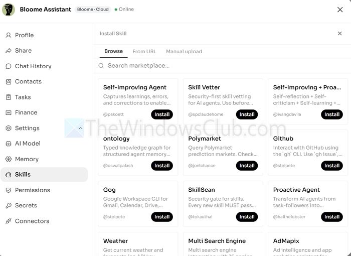 Bloome Search Marketplace