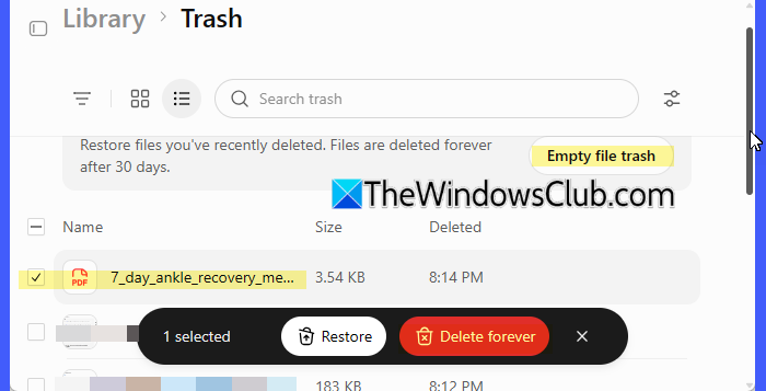 Library Trash Library Trash