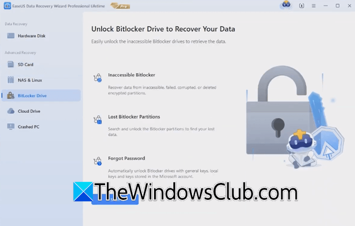 Unlock BitLocker with EaseUS Unlock BitLocker with EaseUS