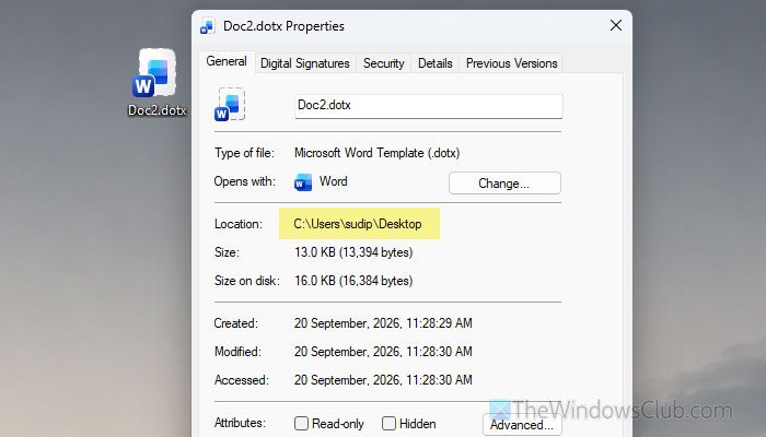 Word not showing custom templates
