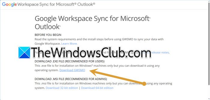 Download GWSMO