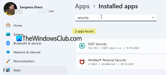 Check Installed apps