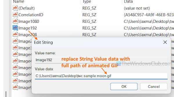 replace string value data gif path replace string value data gif path